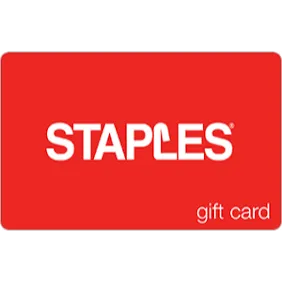 $25.00 USD staples gift card