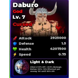Roll Anime to FIght! | Cursed Daburo Maxed