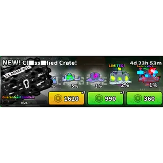 Mini War| Classified Crate X 20