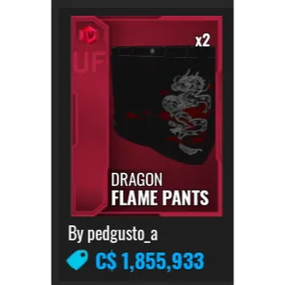 NFL Universe Football | Dragon Flame Pants