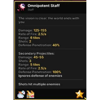 Omnipotent Staff | Pixel Quest