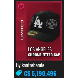 NFL Universe Football | LA Chrome Fitted Cap