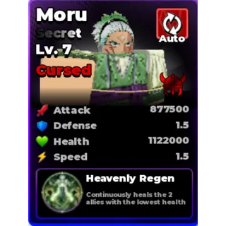 Roll Anime to FIght! | Cursed Moru Maxed