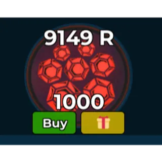 1,000 Rubies | LevelBound