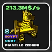 Egypt Pianello Zebrini 213.3m/s Fortnite Fruits vs Brainrots
