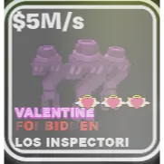 Fruits vs Brainrots Fortnite Los Inspectori 5m/s