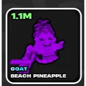 Admin Beach Pineapple 1.1m damage Fruits vs Brainrots