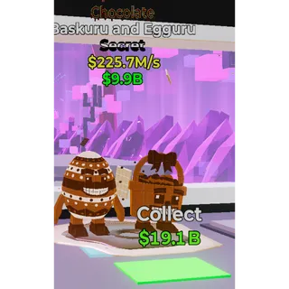 Chocolate Baskuru and Egguru Fortnite Steal the Brainrot