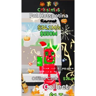 Christmas Pot Hotspotina 3 trait Fortnite steal the brainrot