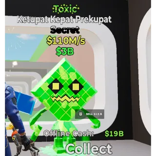 Toxic Ketupat Kepat Prekupat Fortnite steal the brainrot RARE 110m/s