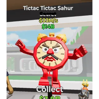 Tictac Tictac Sahur 33m/s Fortnite steal the brainrot