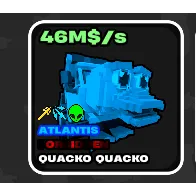 Atlantis Quacko Quacko 46m/s Fruits vs Brainrots