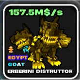 Cerberini Distruttor Egypt 157.5m/s Fruits vs Brainrots