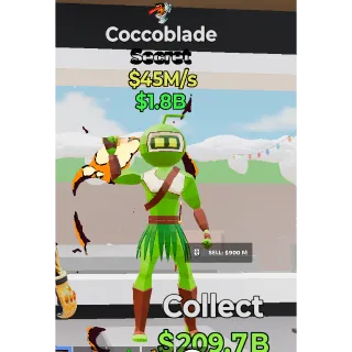 Cocoblade with Skibidi trait Fortnite steal the brainrot