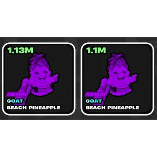 Non duped 2x Admin beach Pineapple Fortnite Fruits vs Brainrots