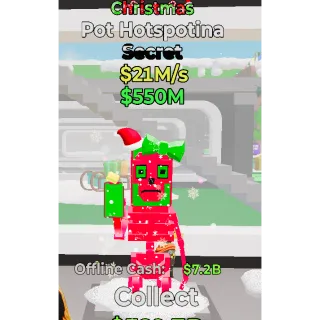 Fortnite steal the brainrot Christmas Pot Hotspotina