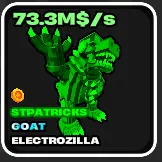St.Patrick's Electrozilla 73.3m/s Fortnite Fruits vs Brainrots