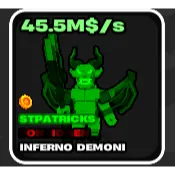 Inferno Demoni St patricks day 45.5m/s Fruits vs Brainrots