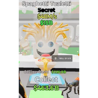 Brainrot Spaghetti Tualetti 40m/s