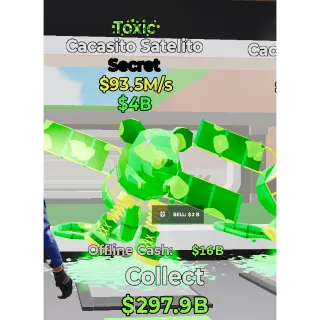 Toxic Cacasito Satelito Fortnite steal the brainrot RARE