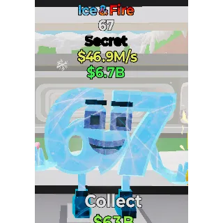 Ice and Fire 67 46.9m/s Fortnite Steal the Brainrot