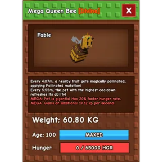 60.80KG Mega Queen Bee