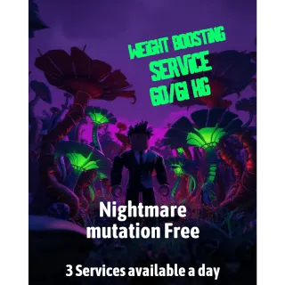 Weight Boosting Service - 60/61KG x 2 (Jase)