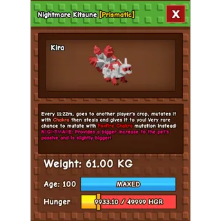 61.00KG Kitsune - Nightmare