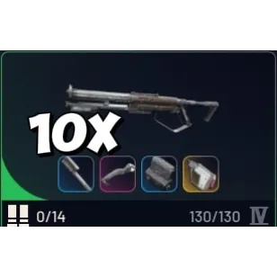 x10 Toro lv4 100% Durability+Kinetic Converter+Extended Shotgun Mag 3+Horizontal Grip+SHOTGUN CHOKE 3+Protected extract