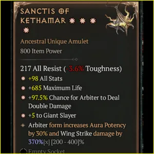 4⭐SANCTIS OF KETHAMAR