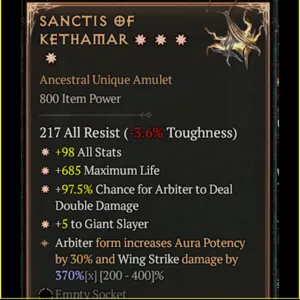 4⭐SANCTIS OF KETHAMAR