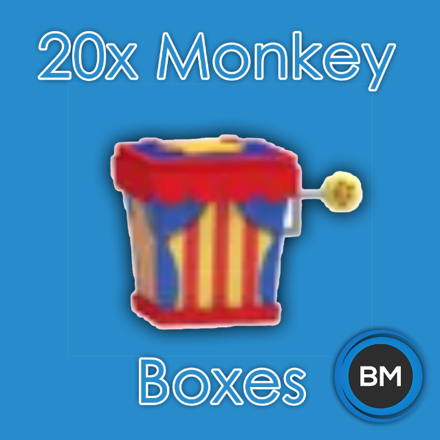 Bundle 20x Monkey Boxes In Game Items Gameflip - bloxmart roblox
