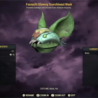 Glowing Scorchbeast Mask