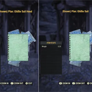 Ghillie Suit + Hood Plan