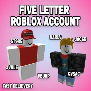 Roblox account - 5 Letter Username 