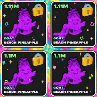 Admin Beach Pineapples!