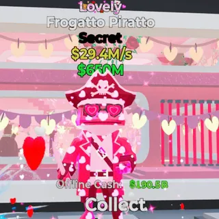 Lovely Frogatto Piratto