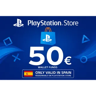 50€ PSN / PlayStation Store Gift Card | Spain Only | Digital Code
