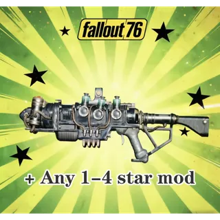 Enclave Plasma flamer Gun  Add 1-4 star mods as well			 	