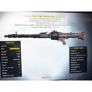 light machine gun Best build, includes 1-4 star mods.