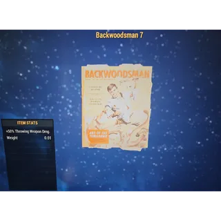 100*backwoodsman 7