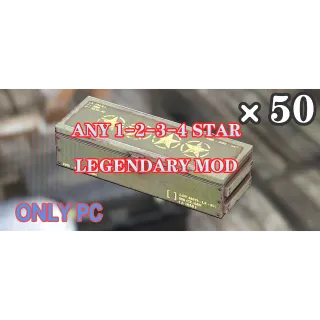 Any 1-2-3-4-star Mods*50 of your choice Fallout 76 ( Only Pc)