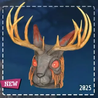 Fasnacht Glowing Jackalope Mask