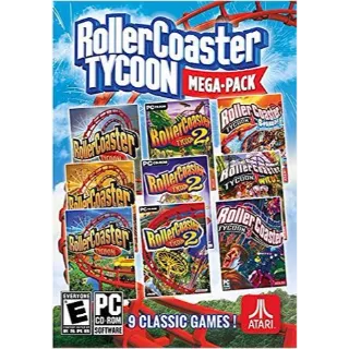 RollerCoaster Tycoon Megapack (9 games)