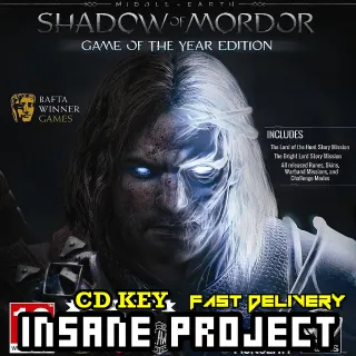 Middle-earth: Shadow of Mordor (GOTY) Steam Key GLOBAL