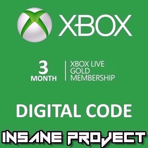 3 Month Xbox Live Gold Membership Card (Xbox One/360) | offer! - Xbox ...
