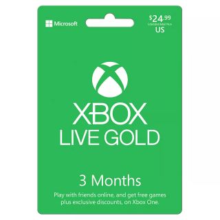 Xbox Live Gold 3 Months