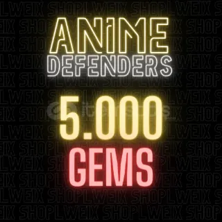 Anime Defenders 5000 Gems