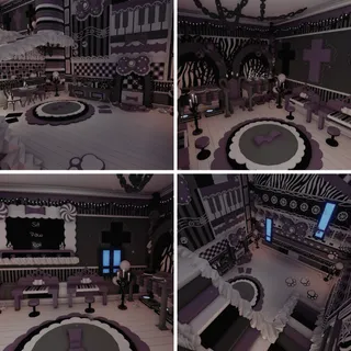 House 111 | Purple Gothic Grind Home | adopt me