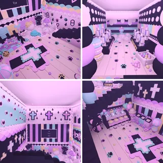 House 157 | Pastel Goth Grind Home | adopt me